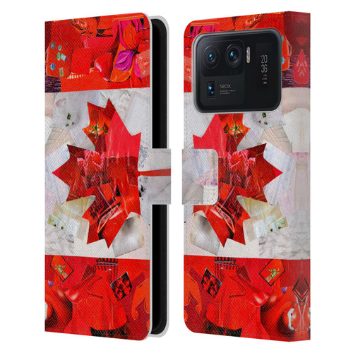Artpoptart Flags Canada Leather Book Wallet Case Cover For Xiaomi Mi 11 Ultra