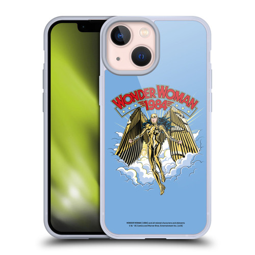 Wonder Woman 1984 Retro Art Golden Armour Soft Gel Case for Apple iPhone 13 Mini