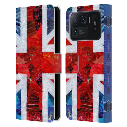 Artpoptart Flags Union Jack Leather Book Wallet Case Cover For Xiaomi Mi 11 Ultra