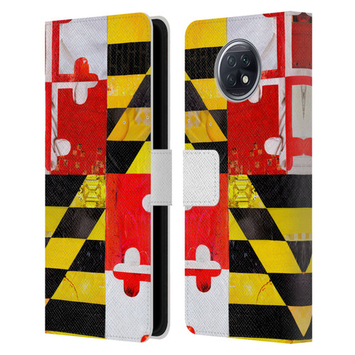 Artpoptart Flags Maryland Leather Book Wallet Case Cover For Xiaomi Redmi Note 9T 5G