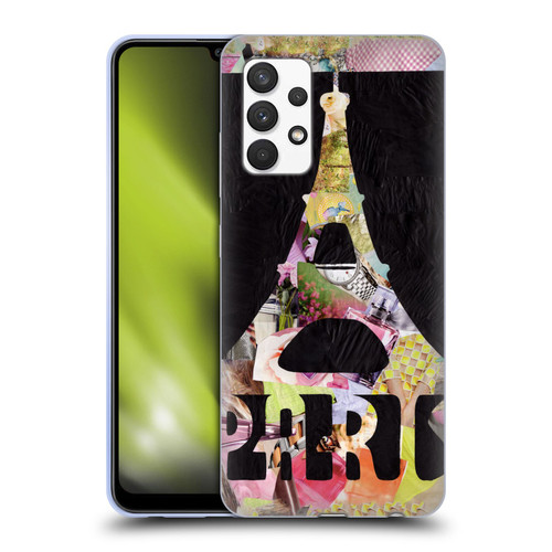 Artpoptart Travel Paris Soft Gel Case for Samsung Galaxy A32 (2021)