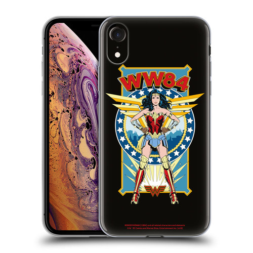 Wonder Woman 1984 Retro Art Logo And Shield Soft Gel Case for Apple iPhone XR
