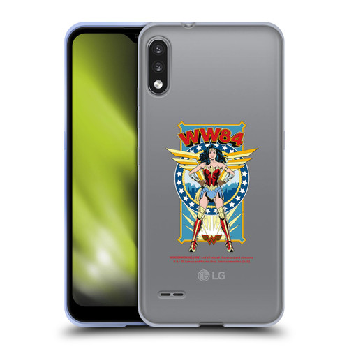 Wonder Woman 1984 Retro Art Logo And Shield Soft Gel Case for LG K22