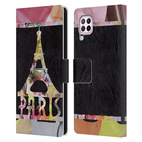 Artpoptart Travel Paris Leather Book Wallet Case Cover For Huawei Nova 6 SE / P40 Lite