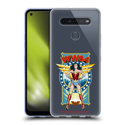 Wonder Woman 1984 Retro Art Logo And Shield Soft Gel Case for LG K51S