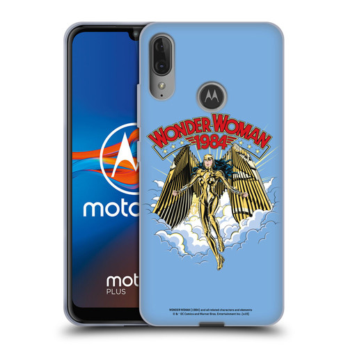 Wonder Woman 1984 Retro Art Golden Armour Soft Gel Case for Motorola Moto E6 Plus
