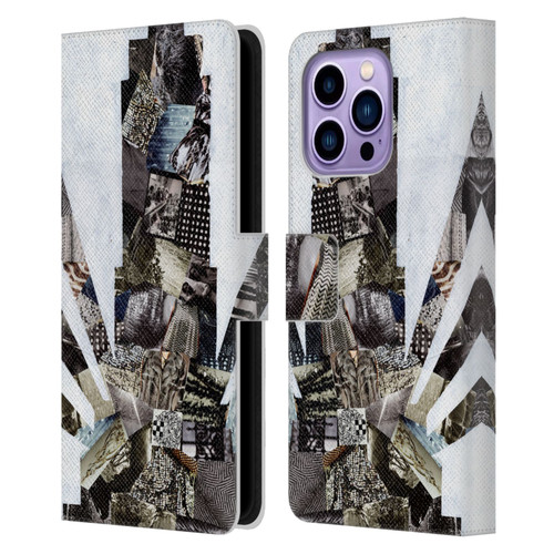 Artpoptart Travel Empire State Leather Book Wallet Case Cover For Apple iPhone 14 Pro Max