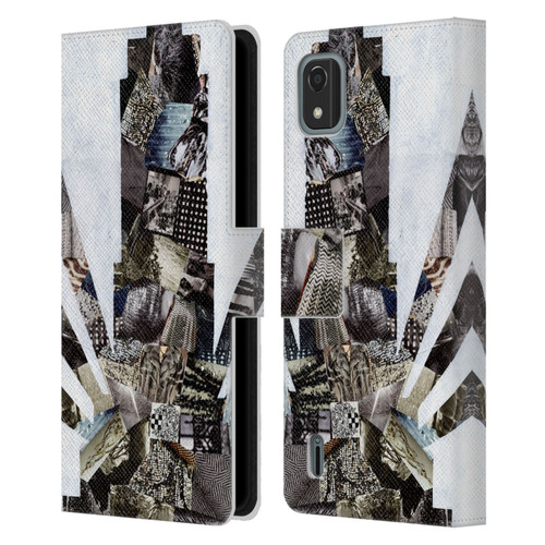 Artpoptart Travel Empire State Leather Book Wallet Case Cover For Nokia C2 2nd Edition