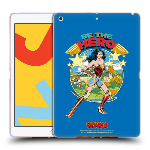 Wonder Woman 1984 Retro Art Be The Hero Soft Gel Case for Apple iPad 10.2 2019/2020/2021