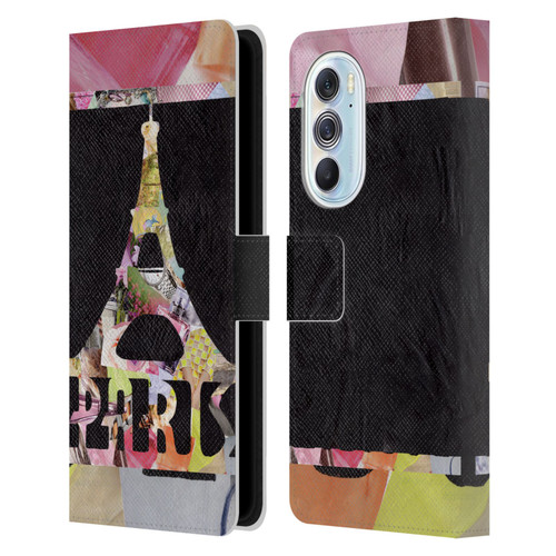 Artpoptart Travel Paris Leather Book Wallet Case Cover For Motorola Edge X30