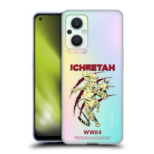 Wonder Woman 1984 Retro Art The Cheetah Soft Gel Case for OPPO Reno8 Lite
