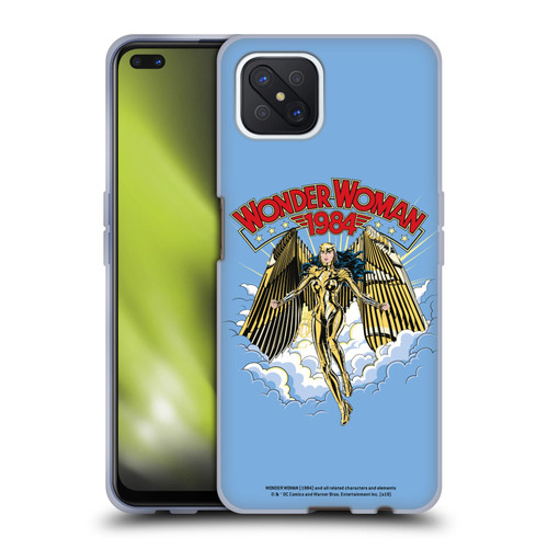 Wonder Woman 1984 Retro Art Golden Armour Soft Gel Case for OPPO Reno4 Z 5G