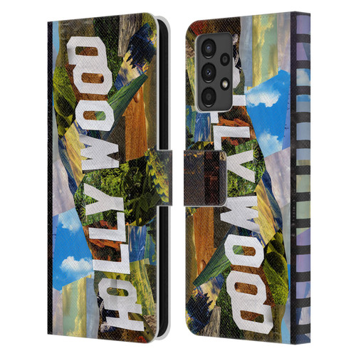 Artpoptart Travel Hollywood Leather Book Wallet Case Cover For Samsung Galaxy A13 (2022)