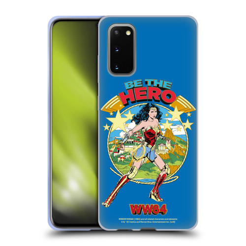 Wonder Woman 1984 Retro Art Be The Hero Soft Gel Case for Samsung Galaxy S20 / S20 5G