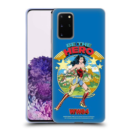 Wonder Woman 1984 Retro Art Be The Hero Soft Gel Case for Samsung Galaxy S20+ / S20+ 5G
