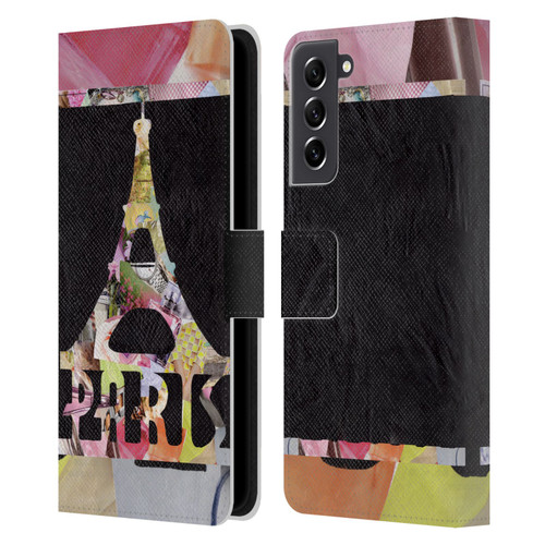 Artpoptart Travel Paris Leather Book Wallet Case Cover For Samsung Galaxy S21 FE 5G