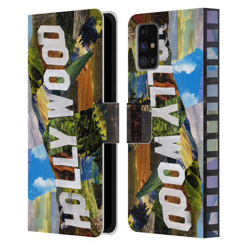 Artpoptart Travel Hollywood Leather Book Wallet Case Cover For Samsung Galaxy M31s (2020)