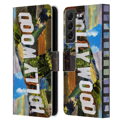 Artpoptart Travel Hollywood Leather Book Wallet Case Cover For Samsung Galaxy S22+ 5G