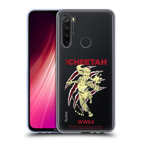 Wonder Woman 1984 Retro Art The Cheetah Soft Gel Case for Xiaomi Redmi Note 8T