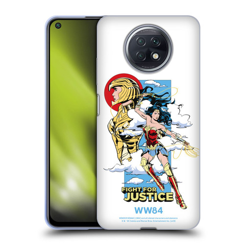 Wonder Woman 1984 Retro Art Fight For Justice Soft Gel Case for Xiaomi Redmi Note 9T 5G