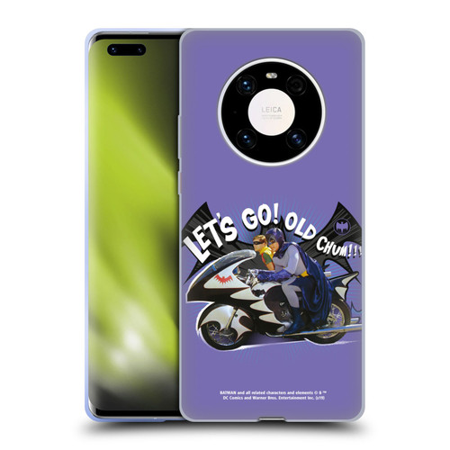 Batman TV Series Character Art Batcycle Let's Go Soft Gel Case for Huawei Mate 40 Pro 5G