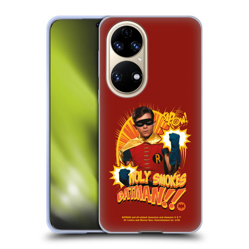 Batman TV Series Character Art Robin Holy Smokes Soft Gel Case for Huawei P50