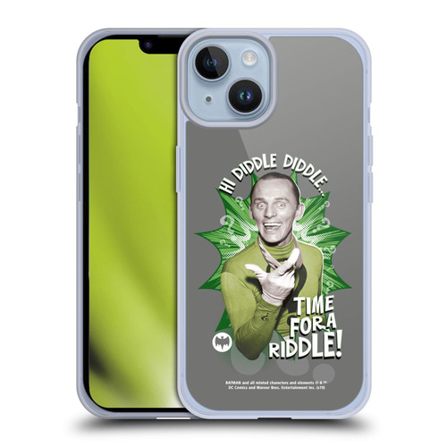 Batman TV Series Character Art Riddler Hi Diddle Soft Gel Case for Apple iPhone 14