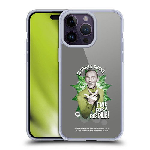 Batman TV Series Character Art Riddler Hi Diddle Soft Gel Case for Apple iPhone 14 Pro Max