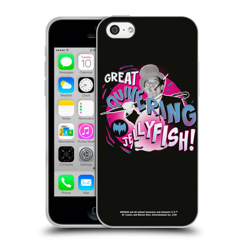 Batman TV Series Character Art Penguin Great Quivering Soft Gel Case for Apple iPhone 5c