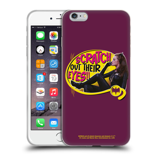 Batman TV Series Character Art Catwoman Scratch Soft Gel Case for Apple iPhone 6 Plus / iPhone 6s Plus