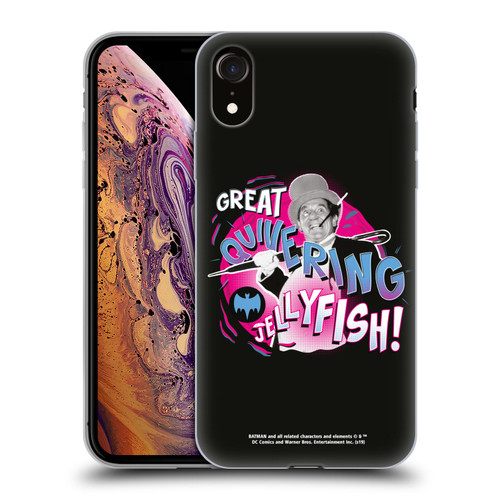 Batman TV Series Character Art Penguin Great Quivering Soft Gel Case for Apple iPhone XR