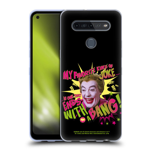 Batman TV Series Character Art Joker With A Bang Soft Gel Case for LG K51S
