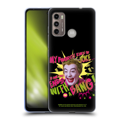 Batman TV Series Character Art Joker With A Bang Soft Gel Case for Motorola Moto G60 / Moto G40 Fusion