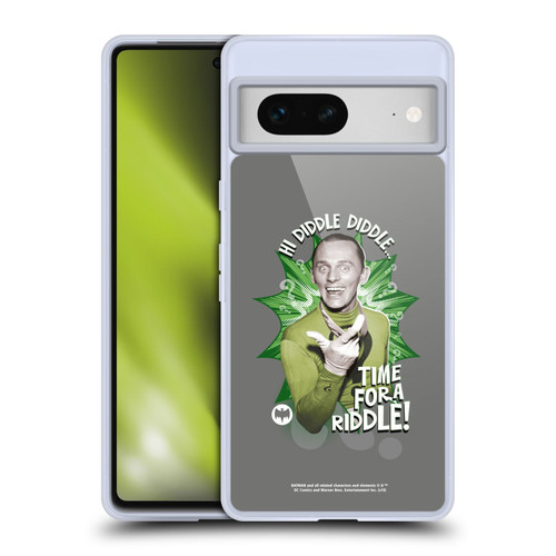 Batman TV Series Character Art Riddler Hi Diddle Soft Gel Case for Google Pixel 7