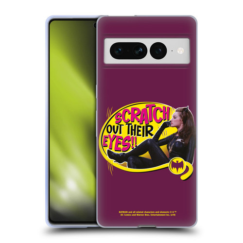 Batman TV Series Character Art Catwoman Scratch Soft Gel Case for Google Pixel 7 Pro