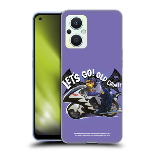 Batman TV Series Character Art Batcycle Let's Go Soft Gel Case for OPPO Reno8 Lite