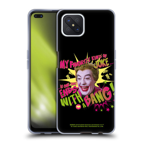 Batman TV Series Character Art Joker With A Bang Soft Gel Case for OPPO Reno4 Z 5G