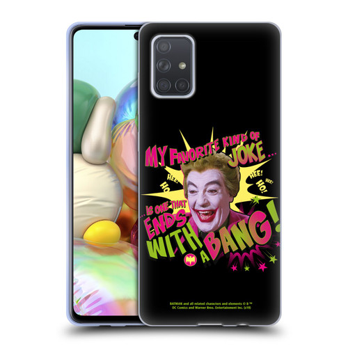 Batman TV Series Character Art Joker With A Bang Soft Gel Case for Samsung Galaxy A71 (2019)