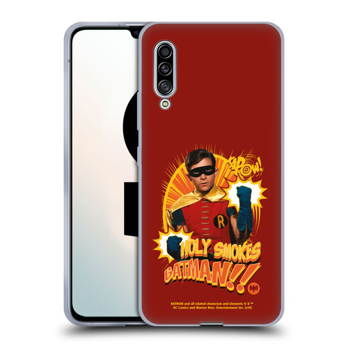 Batman TV Series Character Art Robin Holy Smokes Soft Gel Case for Samsung Galaxy A90 5G (2019)