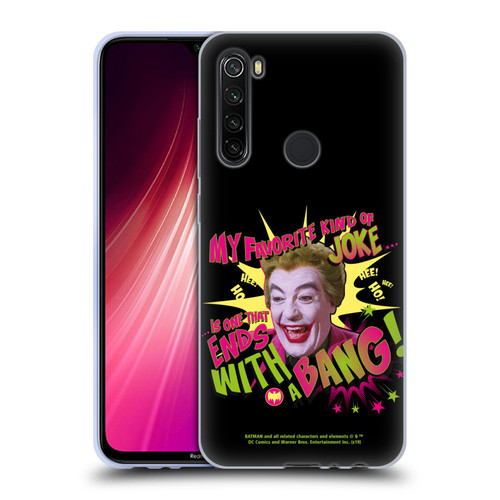 Batman TV Series Character Art Joker With A Bang Soft Gel Case for Xiaomi Redmi Note 8T