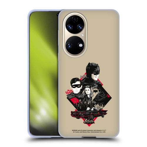 Batman TV Series Graphics Trio Soft Gel Case for Huawei P50