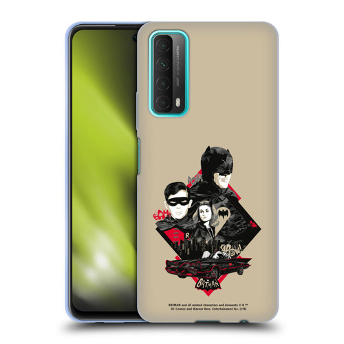 Batman TV Series Graphics Trio Soft Gel Case for Huawei P Smart (2021)