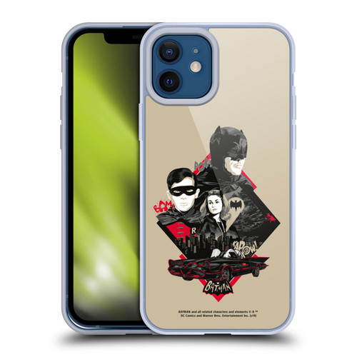 Batman TV Series Graphics Trio Soft Gel Case for Apple iPhone 12 / iPhone 12 Pro