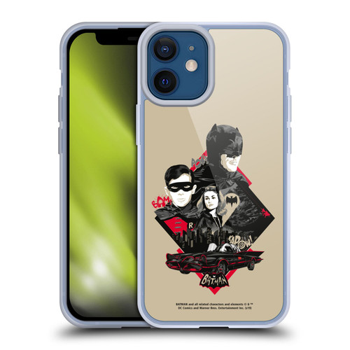 Batman TV Series Graphics Trio Soft Gel Case for Apple iPhone 12 Mini