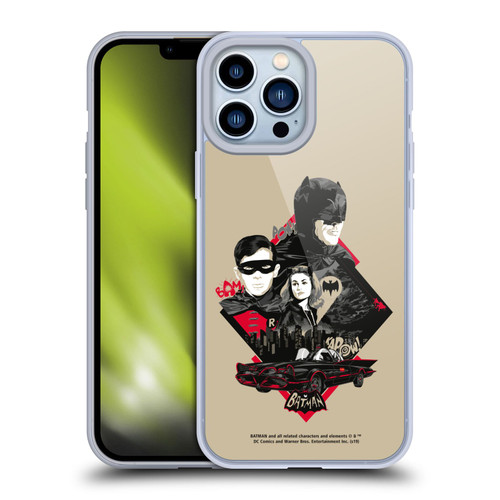 Batman TV Series Graphics Trio Soft Gel Case for Apple iPhone 13 Pro Max