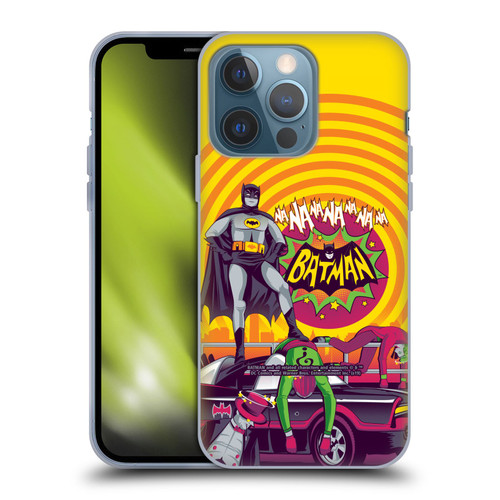 Batman TV Series Graphics Na Na Na Na Soft Gel Case for Apple iPhone 13 Pro