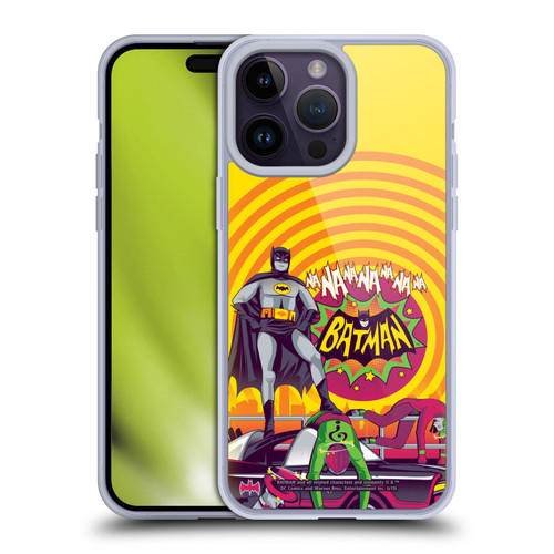 Batman TV Series Graphics Na Na Na Na Soft Gel Case for Apple iPhone 14 Pro Max