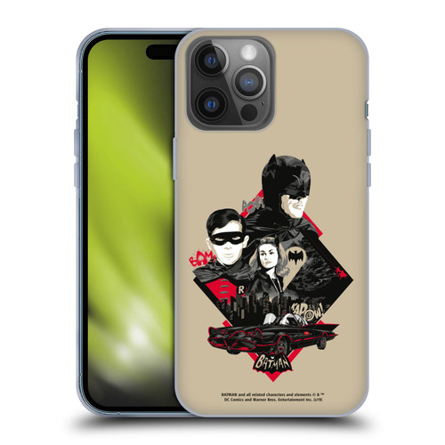 Batman TV Series Graphics Trio Soft Gel Case for Apple iPhone 14 Pro Max