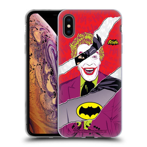 Batman TV Series Graphics Joker Soft Gel Case for Apple iPhone XS Max