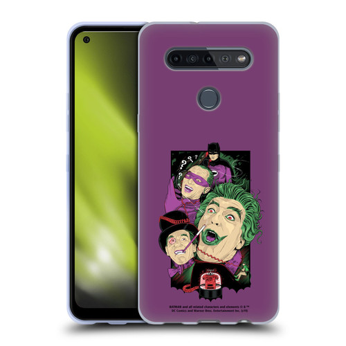 Batman TV Series Graphics Villains Soft Gel Case for LG K51S
